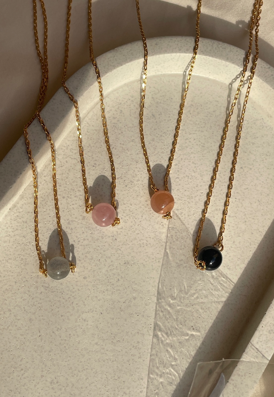 Black onyx stone pendant | stone of negative removal