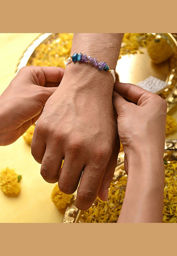 Stress Relief & calm with our Crystal Rakhi for Raksha Bandhan-2025