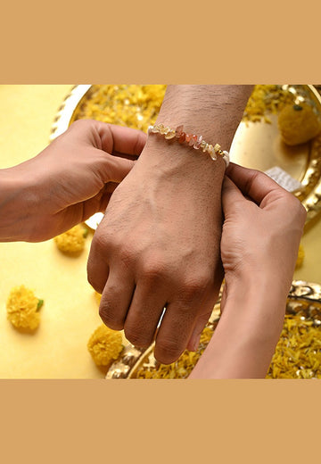 Success & confidence Crystal Rakhi for Raksha Bandhan-2025