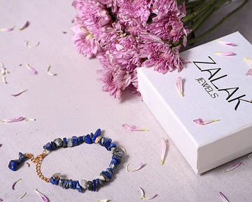 Lapis lazuli Crystal Rakhi for Raksha Bandhan-2025