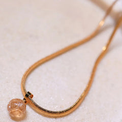 Citrine Carving stone Pendant