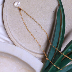 Clear quartz Pendant in Sterling silver .Helps in YOUR MANIFESTATION 
