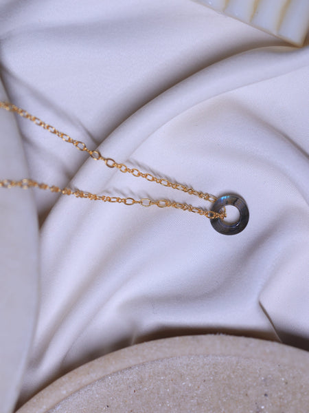 Labradorite Donnet  Pendant Double layered