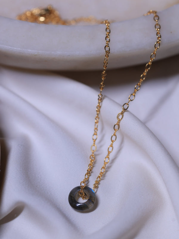 Labradorite Donnet  Pendant Double layered