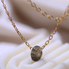 Labradorite Donnet  Pendant Double layered