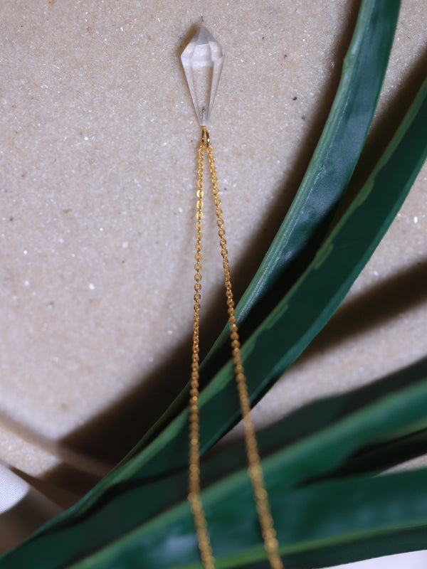 Clear quartz Pendulum pendant