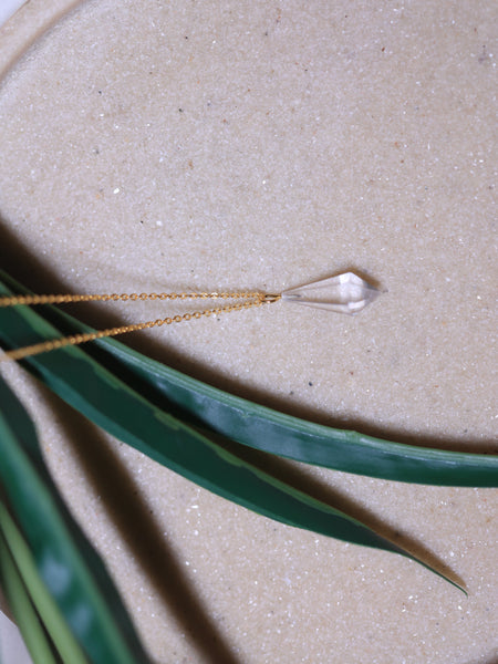 Clear quartz Pendulum pendant