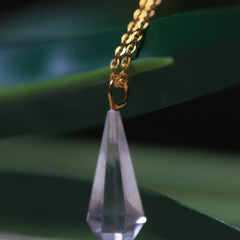 Clear quartz Pendulum pendant