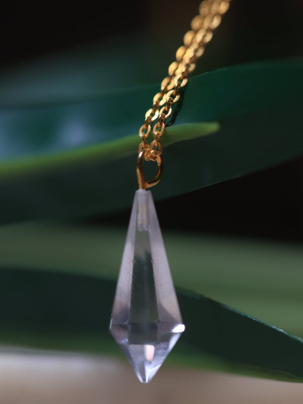 Clear quartz Pendulum pendant