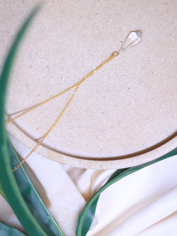 Clear quartz Pendulum pendant