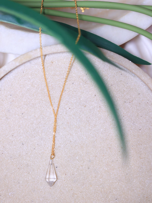 Clear quartz Pendulum pendant