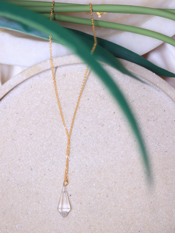 Clear quartz Pendulum pendant