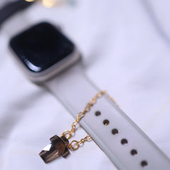 Smoky Quartz charm