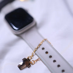 Smoky Quartz charm