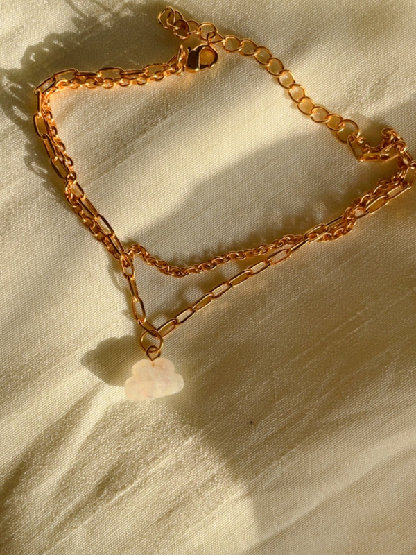 Cloud Moonstone Bracelet