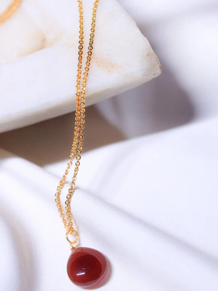 Chocolate Moonstone heart