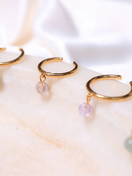 Melon Aquamarine Ring