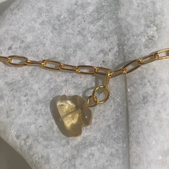 Cloud Charm- Citrine  Bracelet