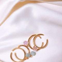 Melon Aquamarine Ring