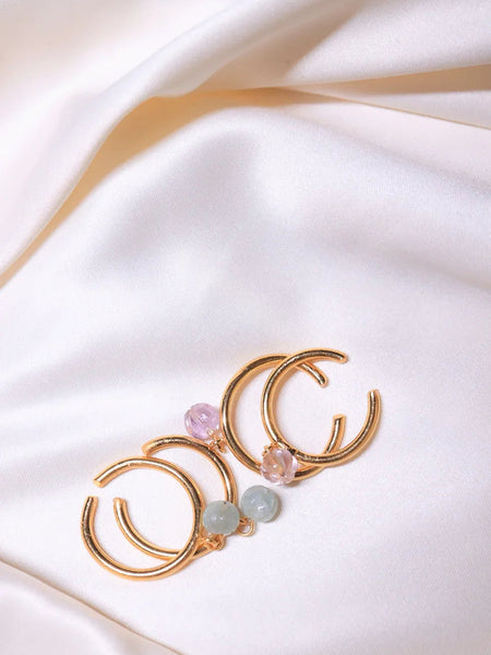 Melon Aquamarine Ring