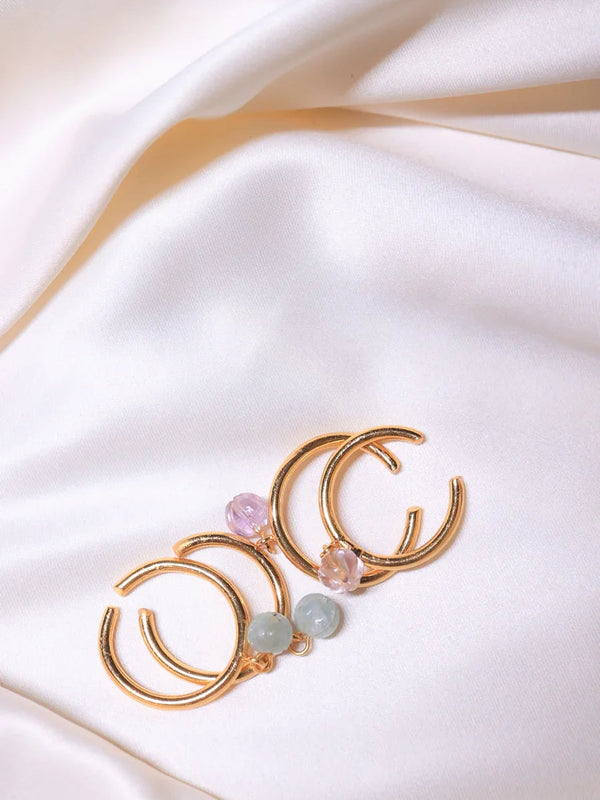 Melon Aquamarine Ring