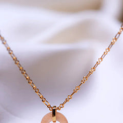 Donnet peach Moonstone Pendant