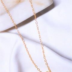Citrine crystal pendant |18ct gold plating | crystal jewellery 