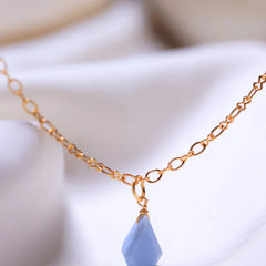 Blue opal tumble Pendant