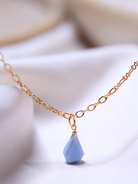 Blue opal tumble Pendant