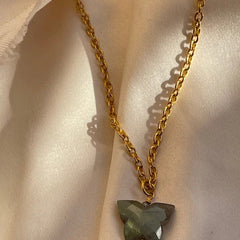 butterfly Labradorite pendant