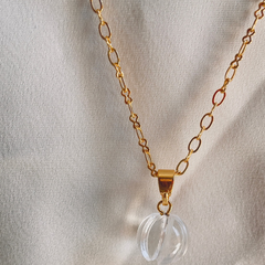 Clear quartz Pendant in Sterling silver .Helps in YOUR MANIFESTATION 