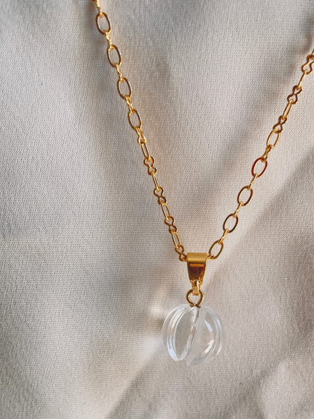 Clear quartz Pendant in Sterling silver .Helps in YOUR MANIFESTATION 