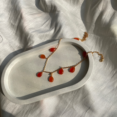 Carnelian Pendant | gemstone necklace | crystal necklace