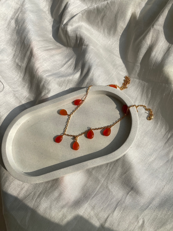 Carnelian Pendant | gemstone necklace | crystal necklace