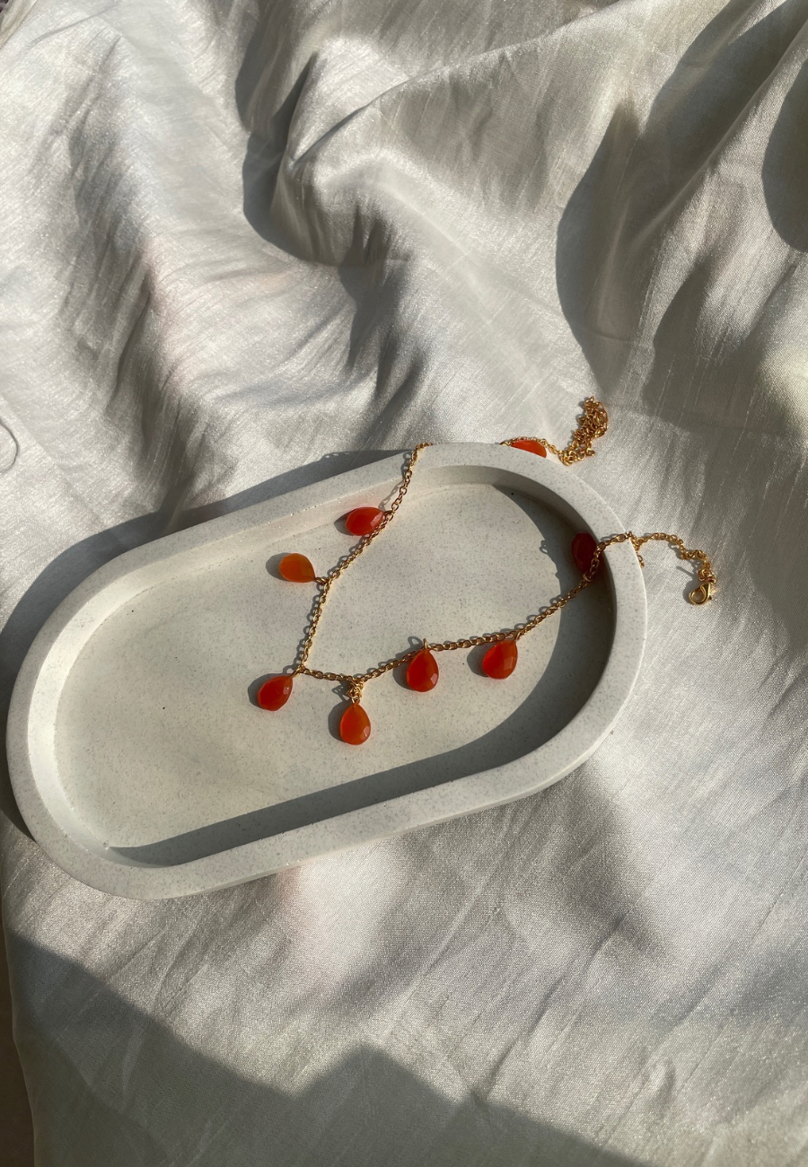 Carnelian Pendant | gemstone necklace | crystal necklace
