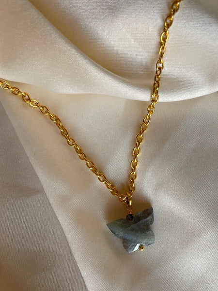 butterfly Labradorite pendant