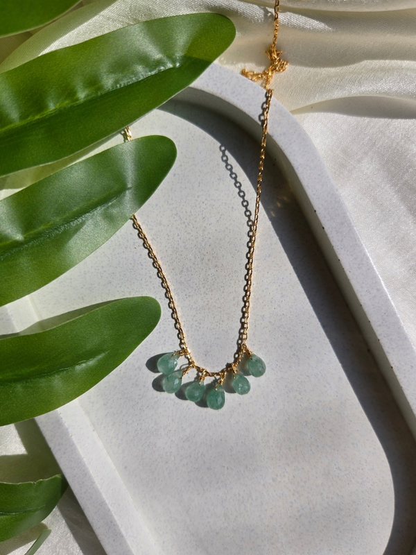 Green aventurine stone pendant