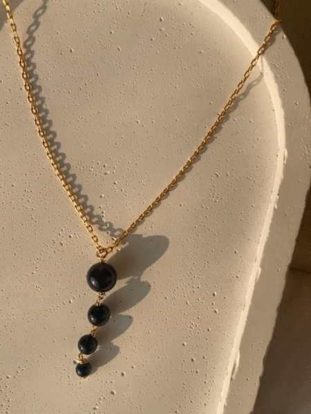 Negativity removal stone |Black onyx Pendant | healing stone