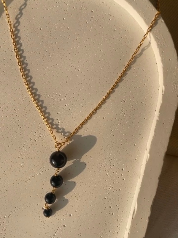 Negativity removal stone |Black onyx Pendant | healing stone