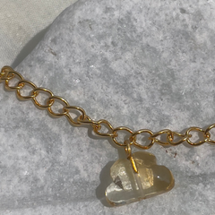 Cloud Charm- Citrine  Bracelet