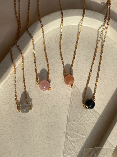 Black onyx stone pendant | stone of negative removal