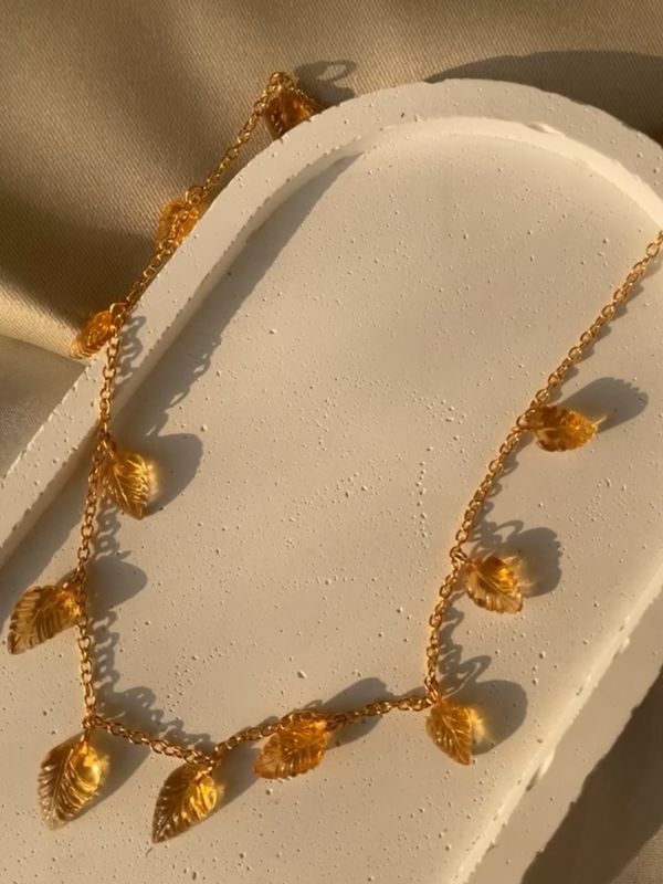 Citrine pendant | stone of abundance ,money