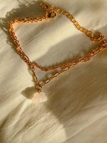 Cloud Moonstone Bracelet