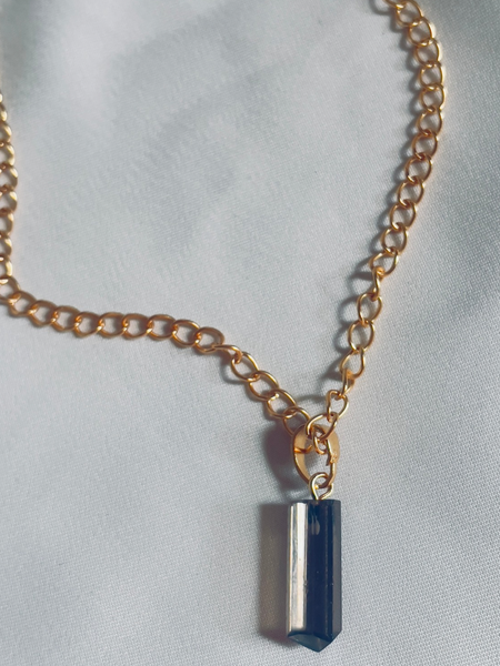 Smoky quartz Pendant -Pencil