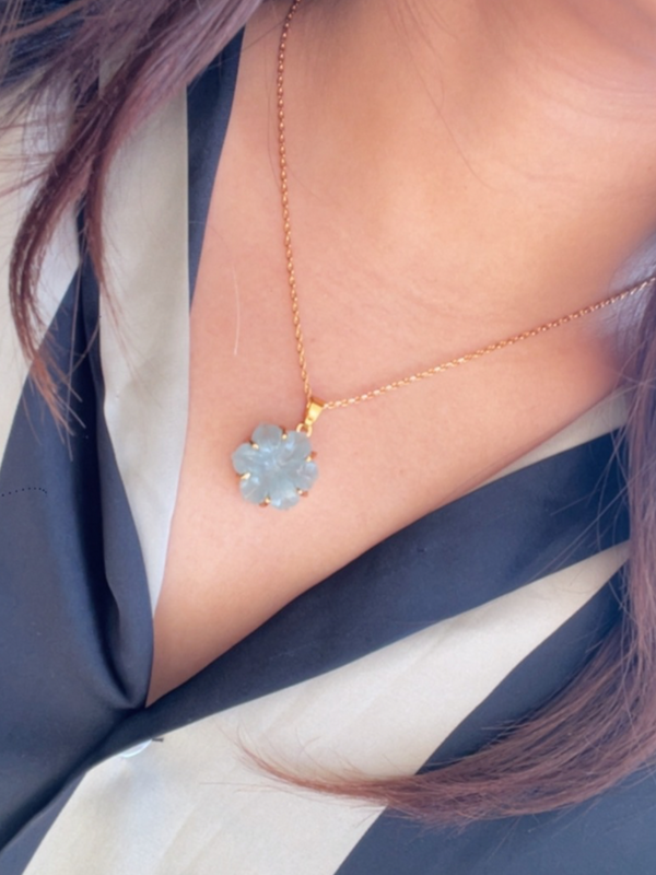 Aquamarine stone Pendant