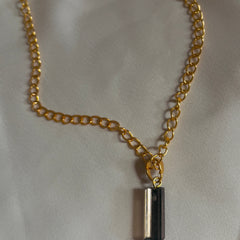 Smoky quartz Pendant -Pencil
