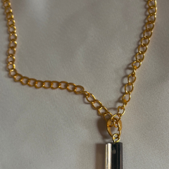 Smoky quartz Pendant -Pencil