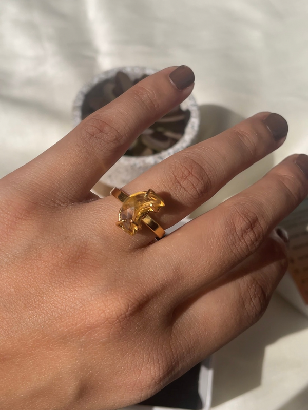 Citrine Ring | stone of  money  