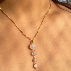 Caterpillar Moonstone pendant | healing pendant