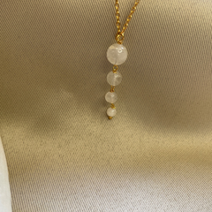 Caterpillar Moonstone pendant | healing pendant